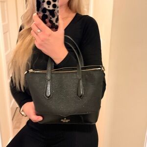 Kate Spade Black Glitter Small Lola Bag